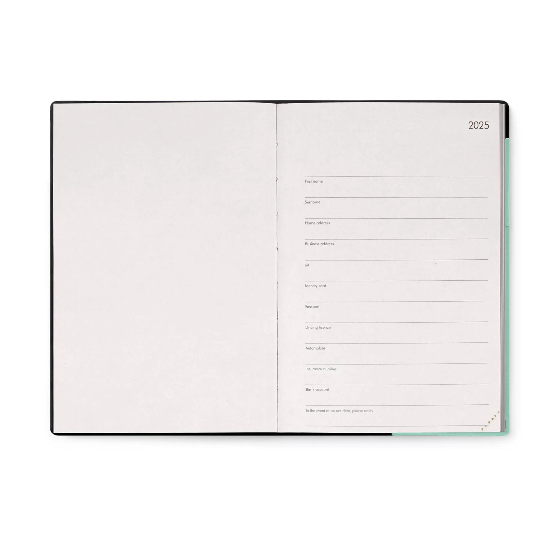 Agenda 12 Mesi Settimanale - Medium - 2025