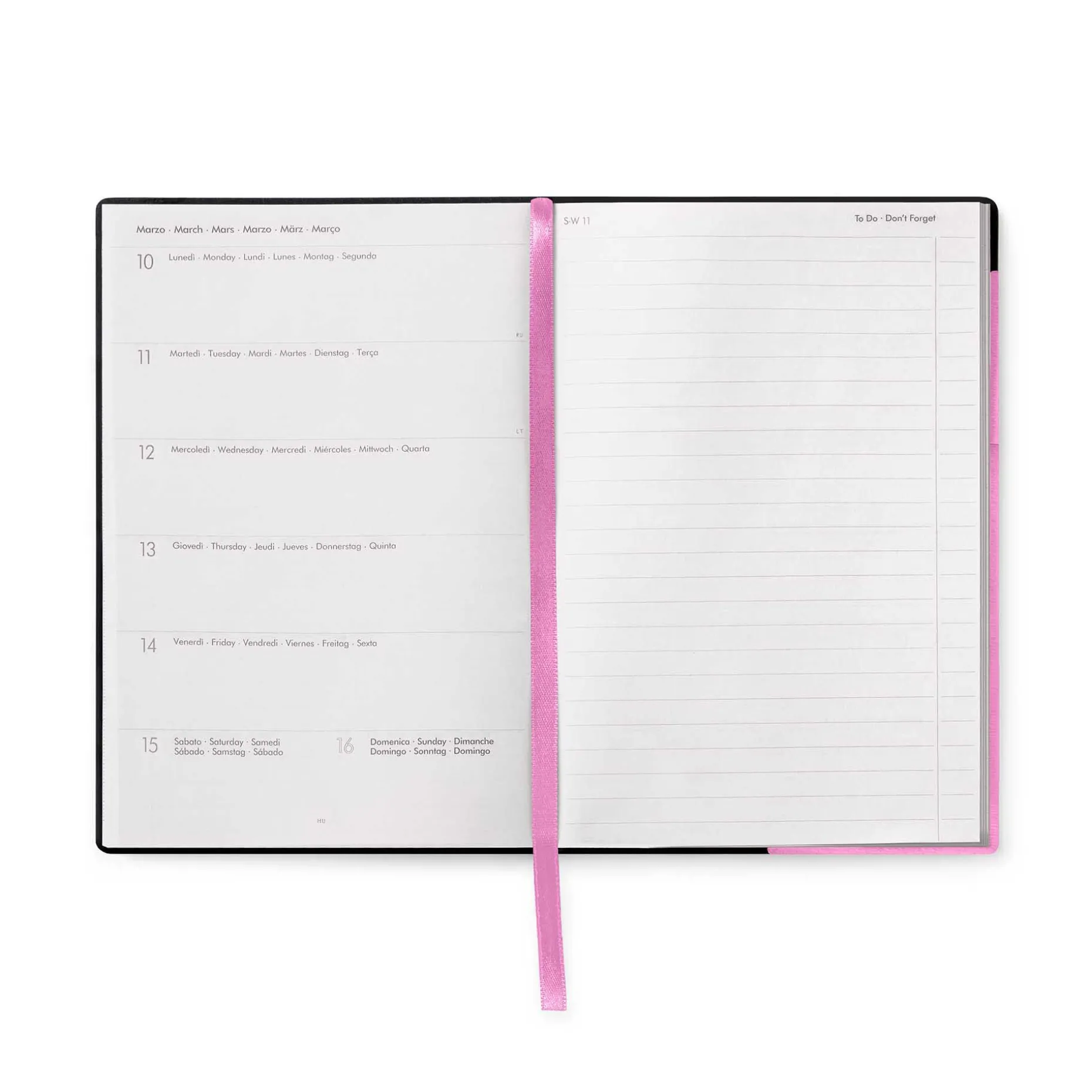 Agenda 12 Mesi Settimanale - Medium - Con Notebook - 2025