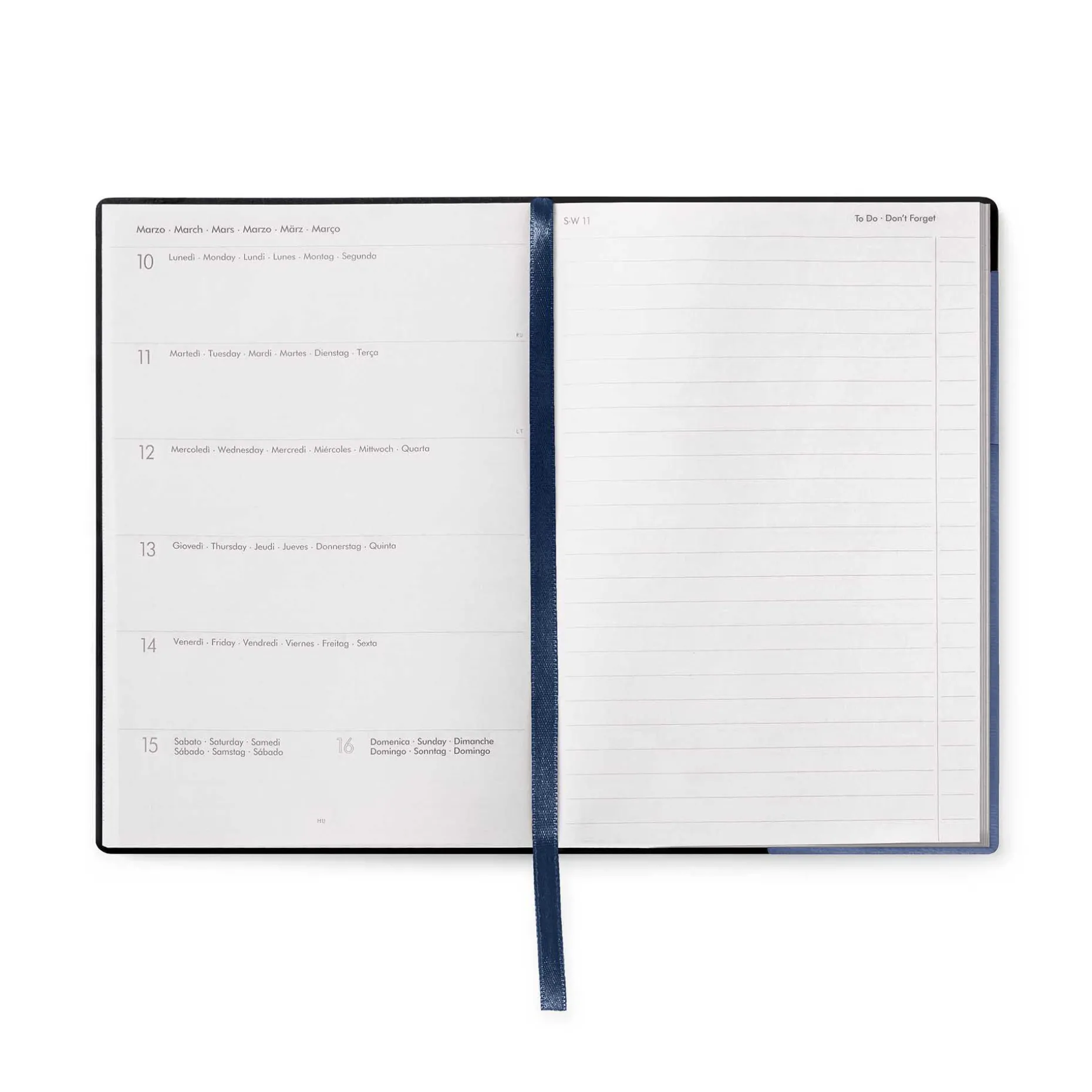 Agenda 12 Mesi Settimanale - Medium - Con Notebook - 2025