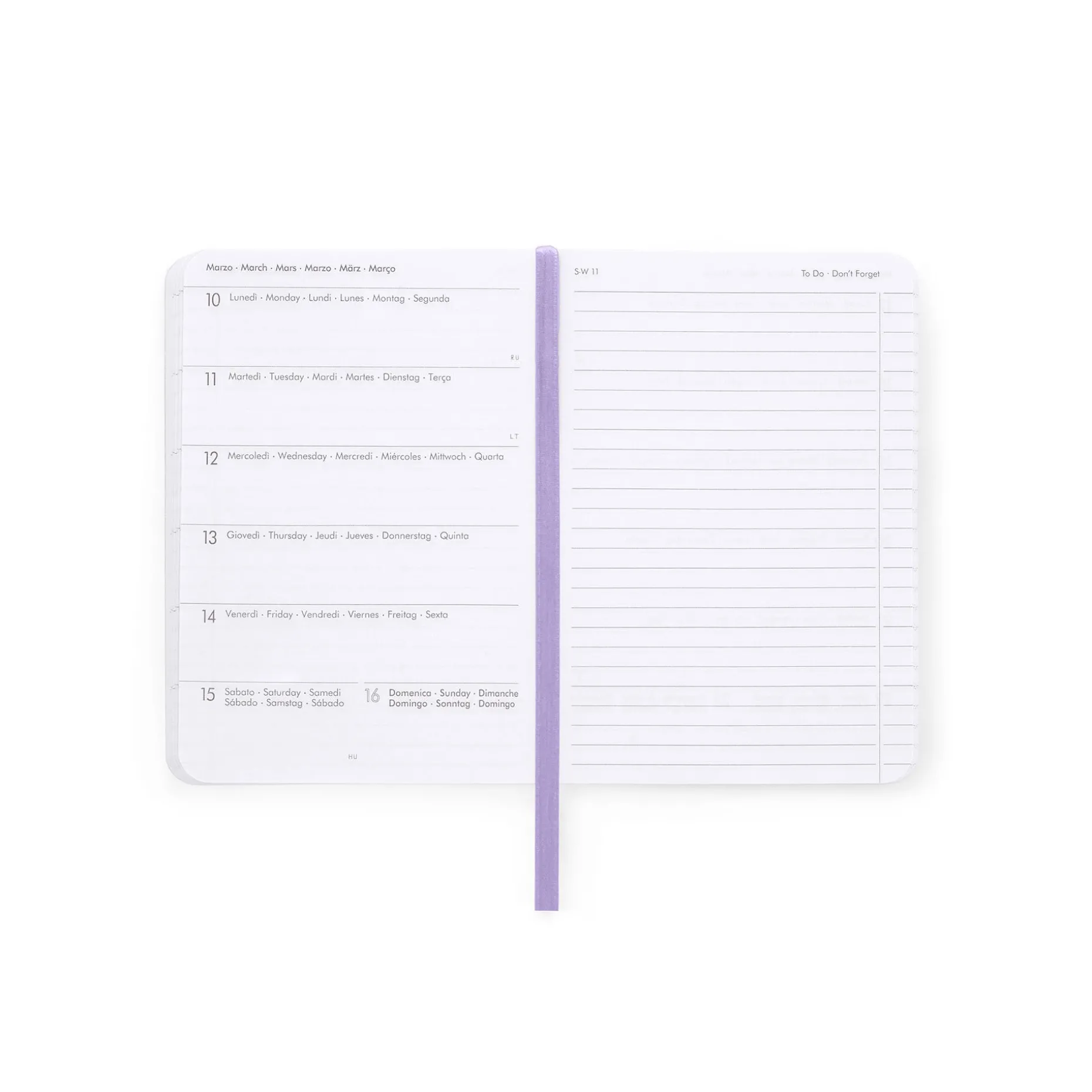Agenda 16 Mesi Settimanale - Small - con Notebook - 2024/2025