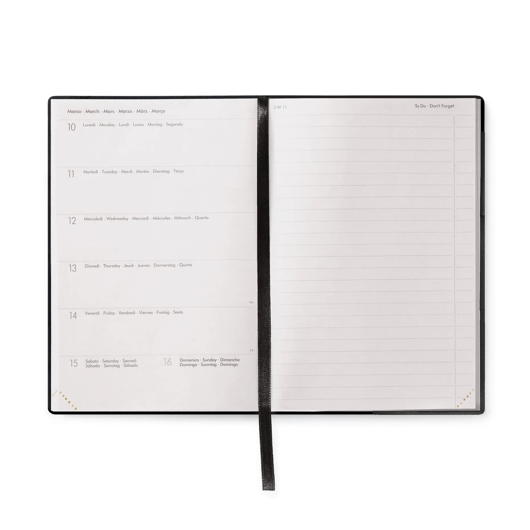 Agenda 18 Mesi Settimanale - Medium - Con Notebook - 2024/2025