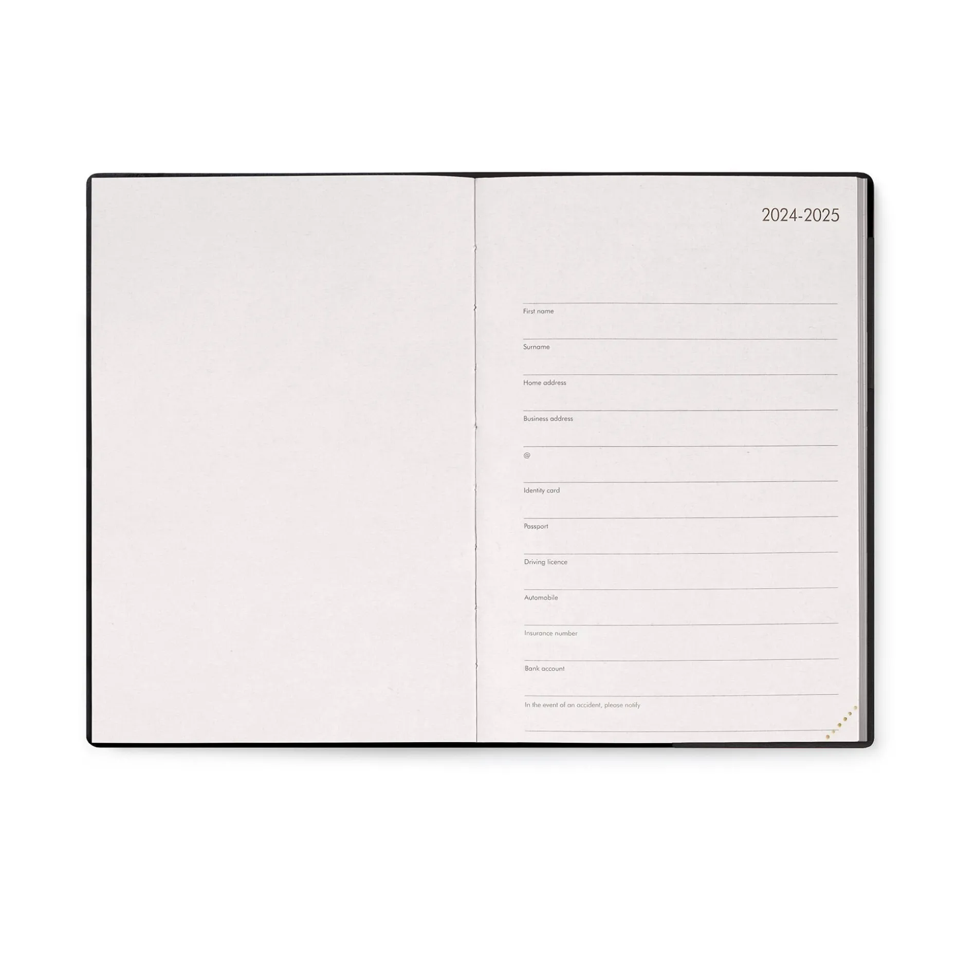 Agenda 18 Mesi Settimanale - Medium - Con Notebook - 2024/2025