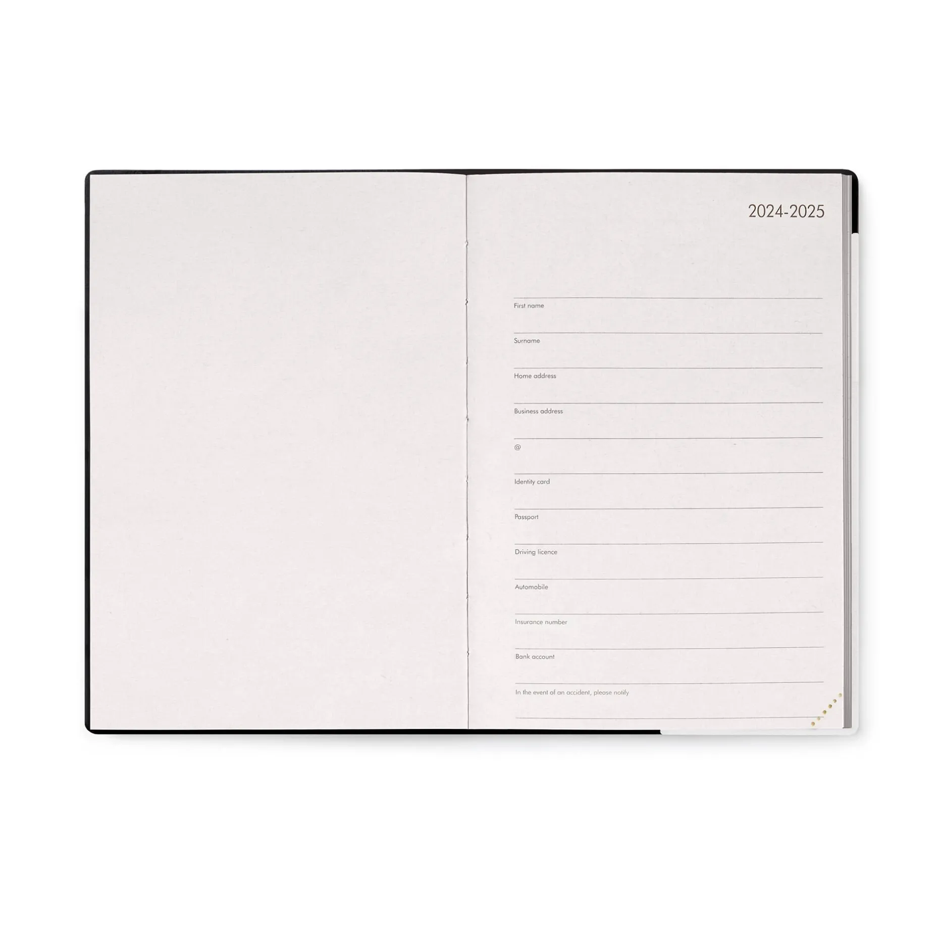 Agenda 18 Mesi Settimanale - Medium - Con Notebook - 2024/2025