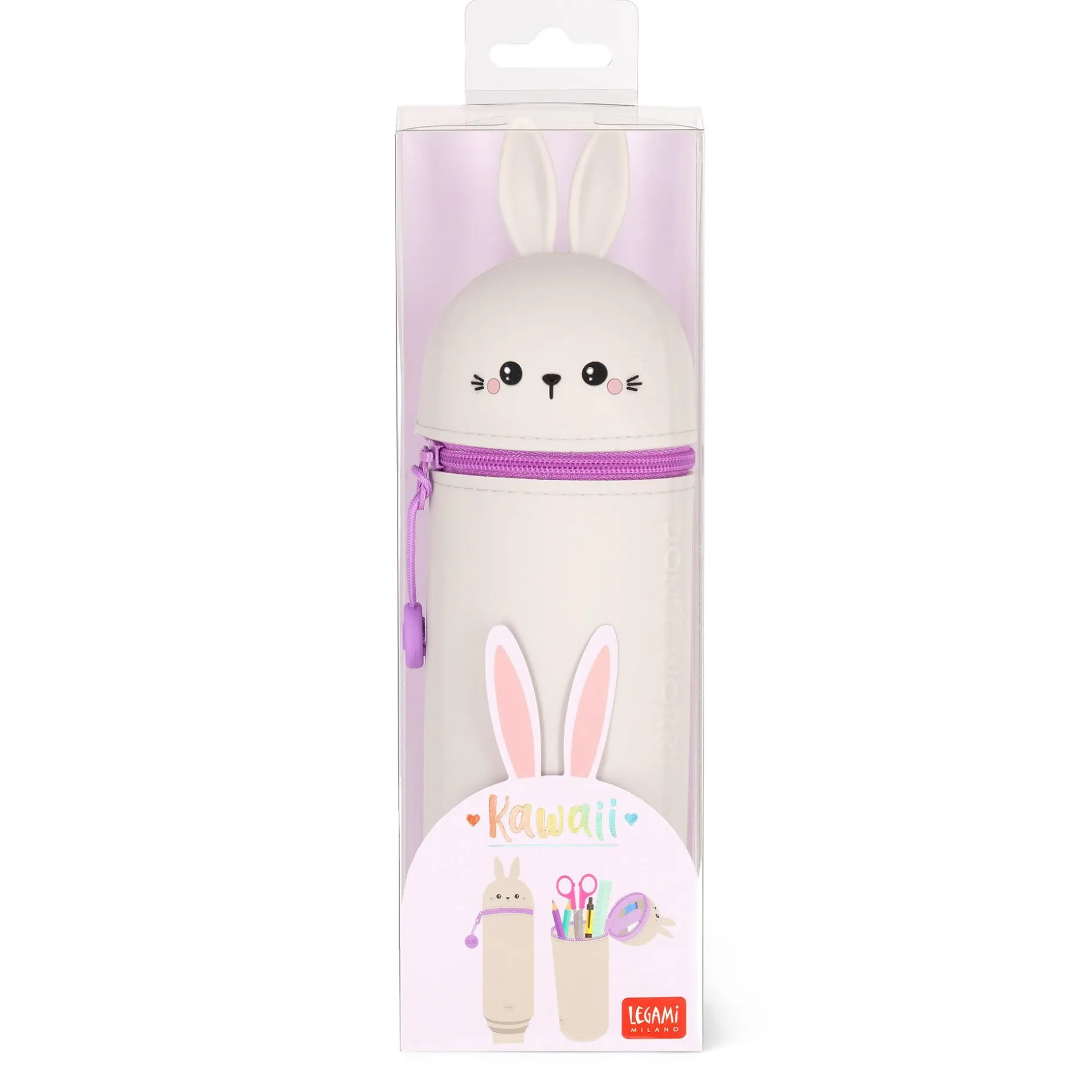 Astuccio 2 in 1 in morbido silicone - Kawaii
