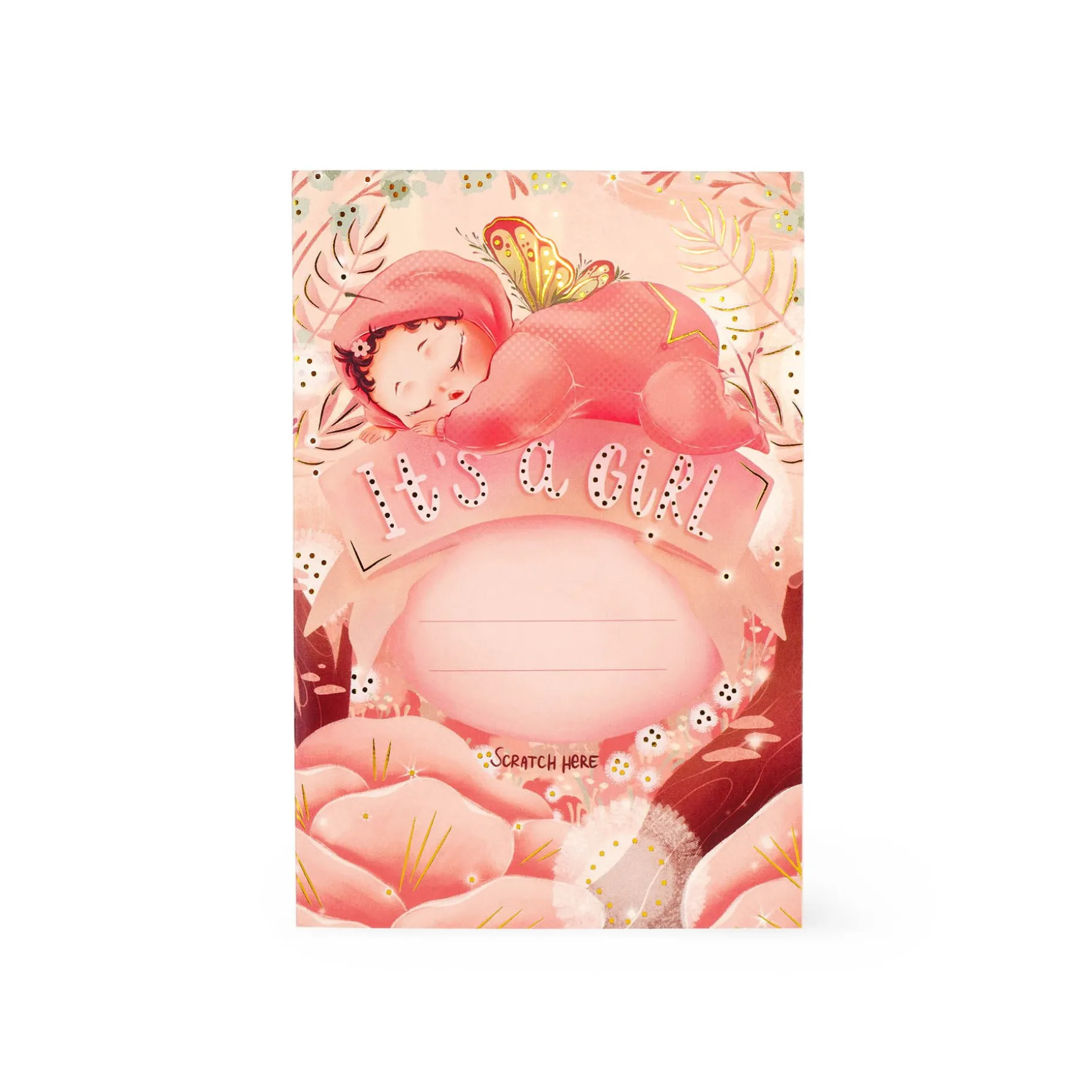 Biglietto di Auguri Gratta e Scopri - Baby Born