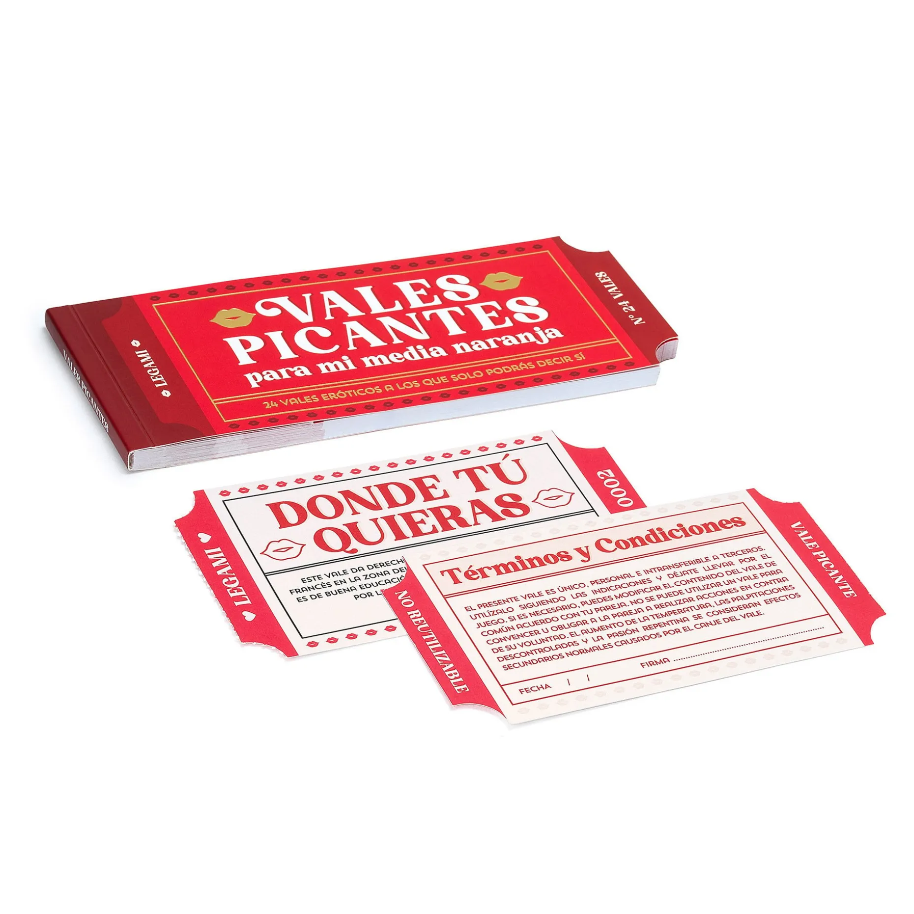 Blocchetto da 24 Voucher Piccanti - Spagnolo
