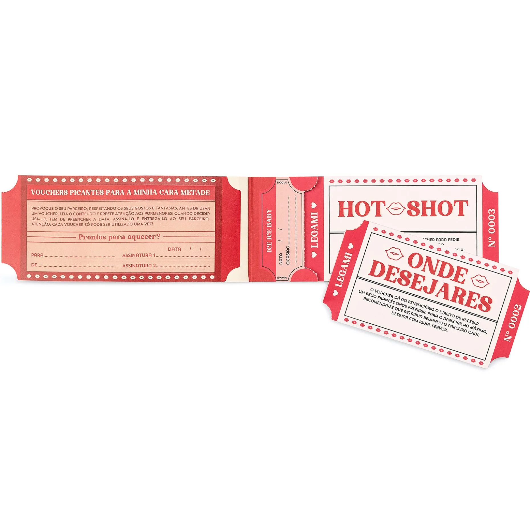 Blocchetto da 24 Voucher Piccanti - Portoghese