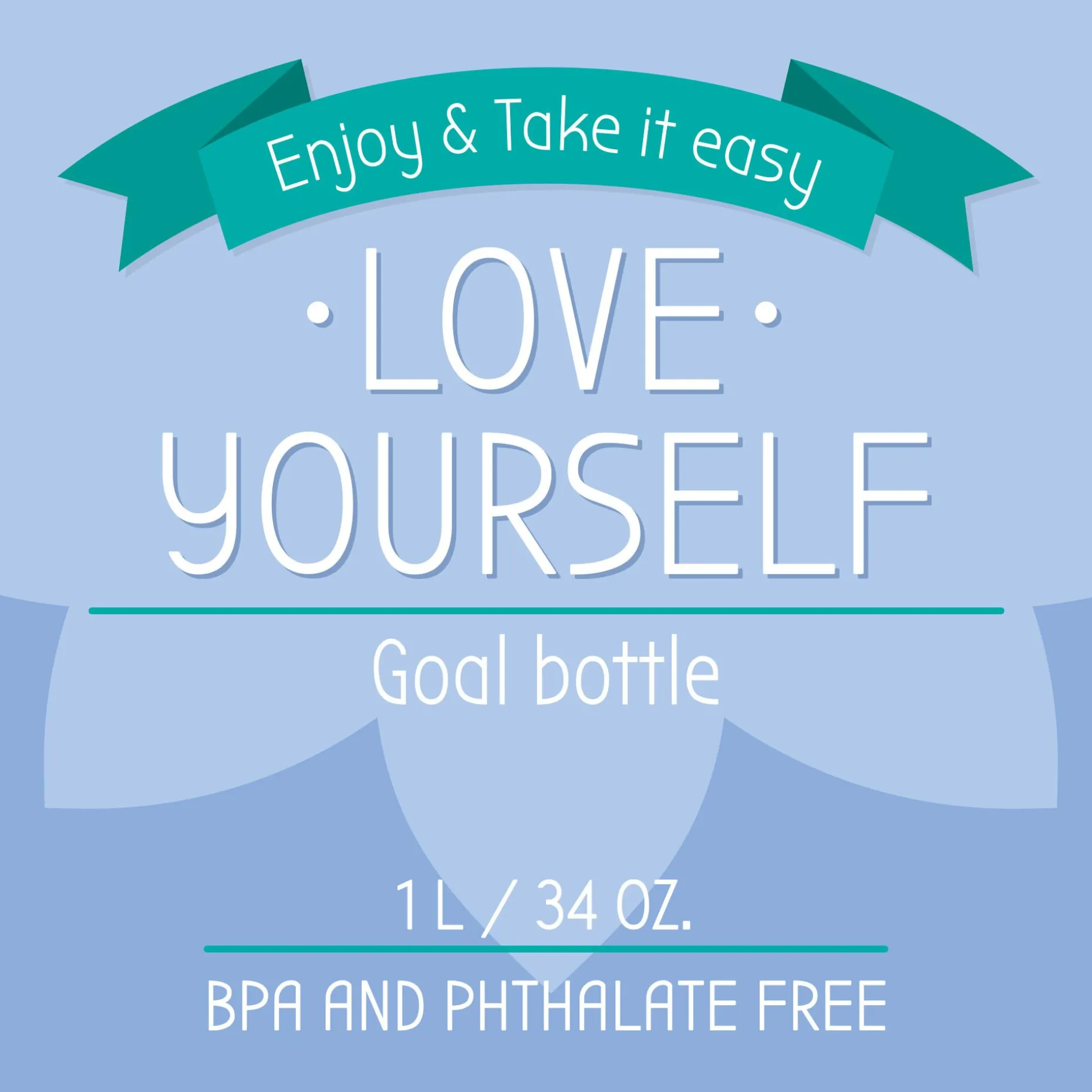 Borraccia Motivazionale - Love Yourself