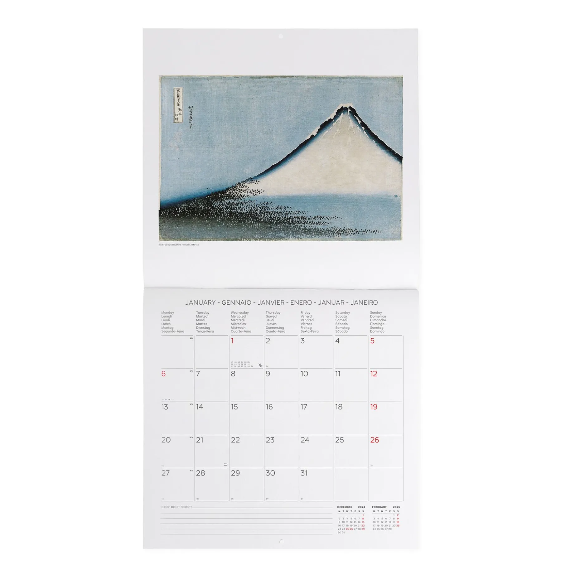 Calendario da Parete 2025 - 30 x 29 cm