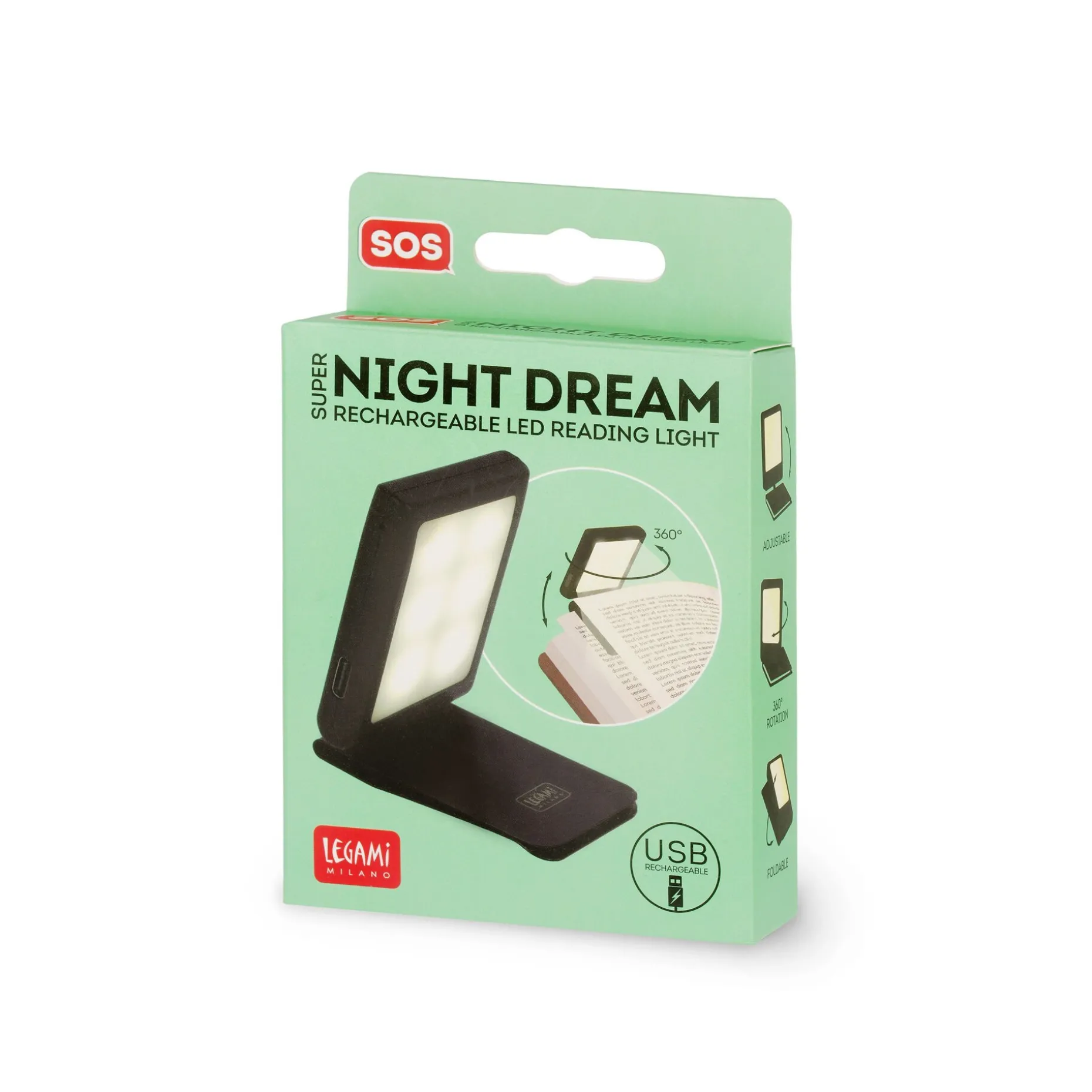 Luce Led da Lettura Ricaricabile - Super Night Dream