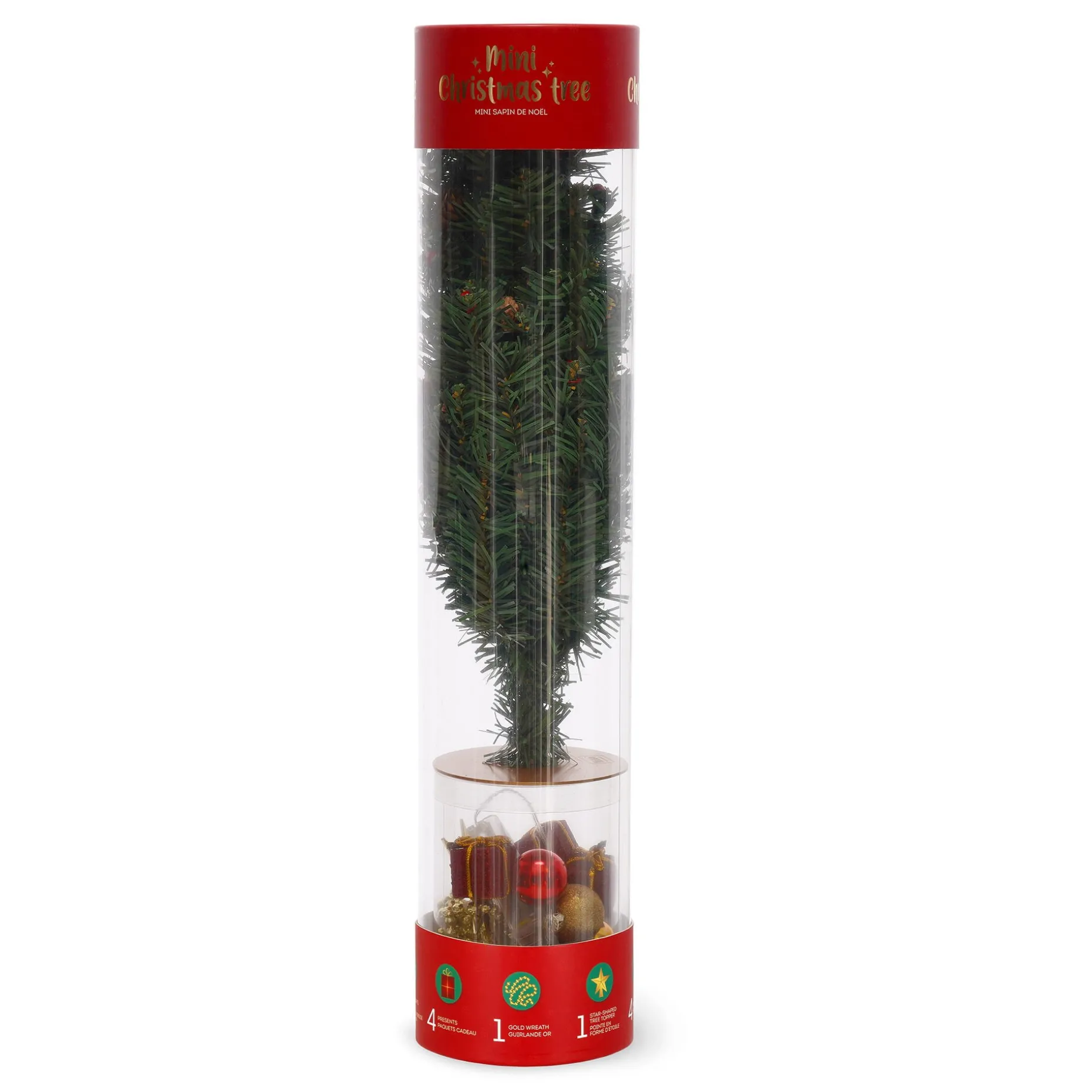 Mini Albero di Natale con Decorazioni