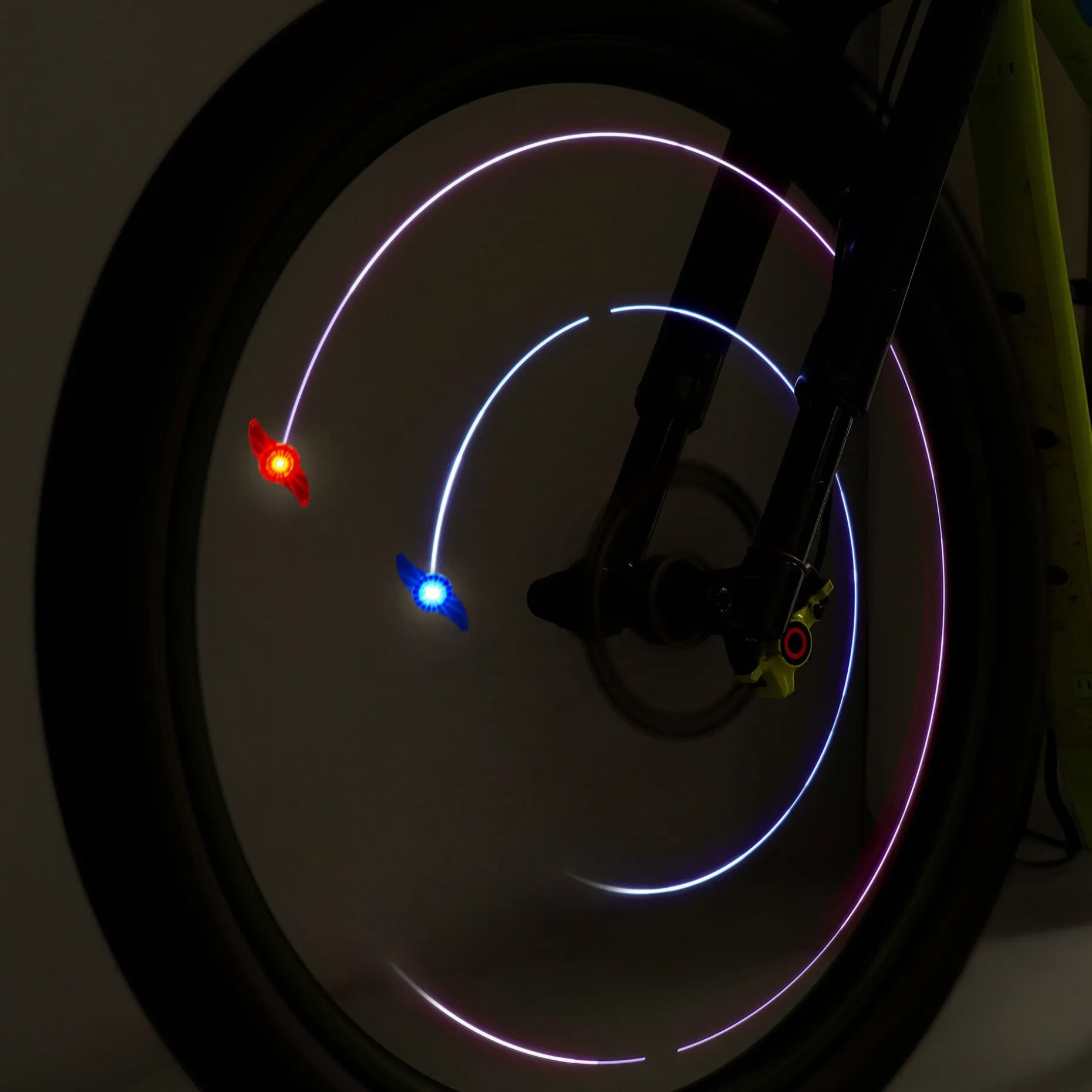 Set di 2 Luci Per i Raggi Della Bicicletta - Ride & Shine