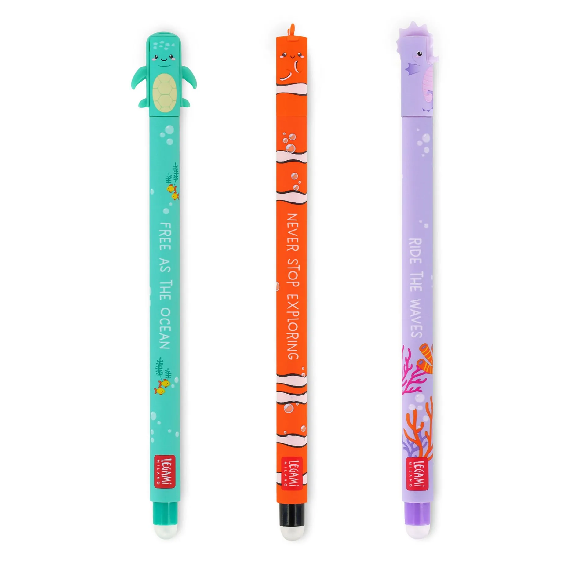 Set di 3 Penne Gel Cancellabili - Erasable Pen