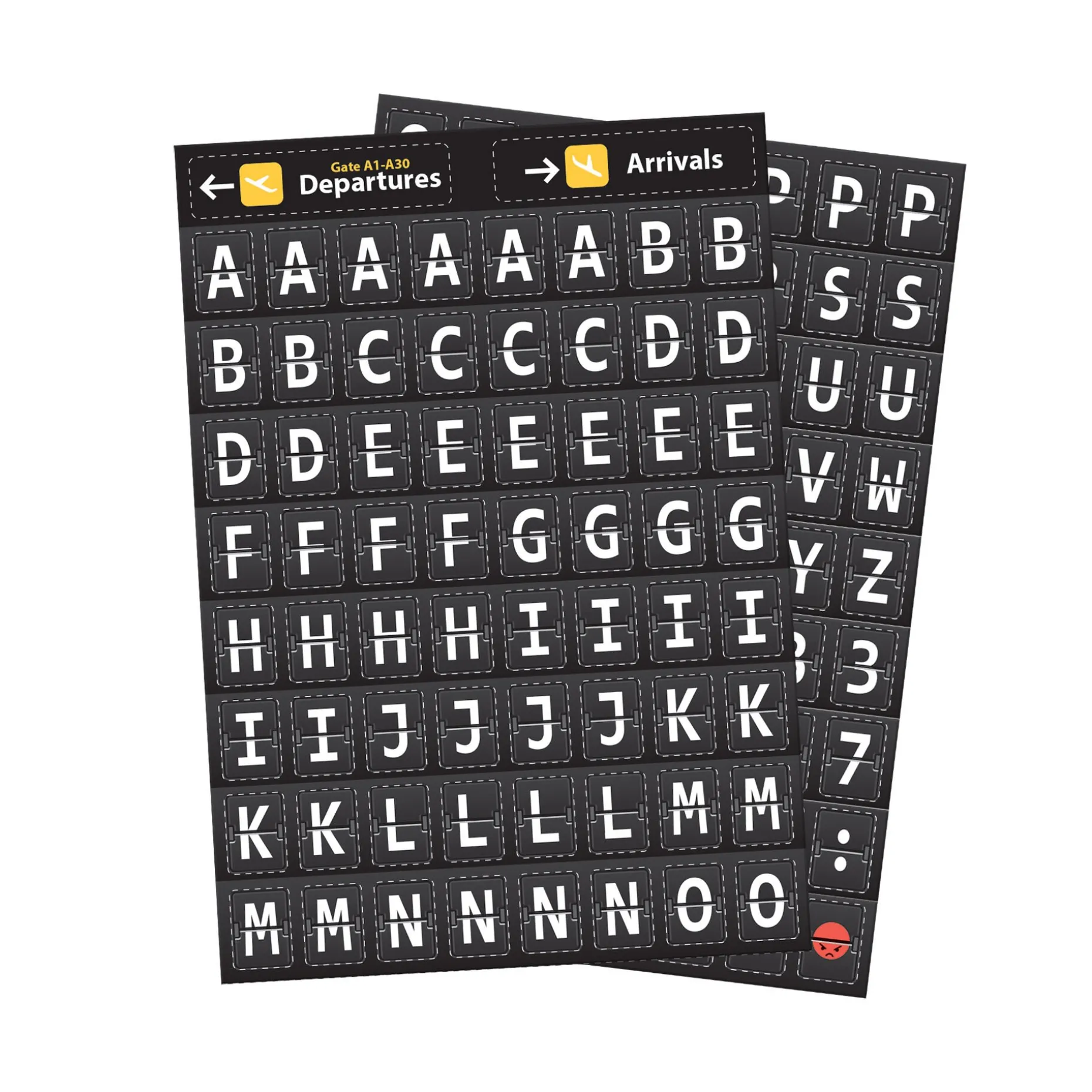 Set di Lettere Magnetiche da Frigorifero