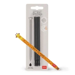 Set Penna Cancellabile Giraffe con Refill Nero