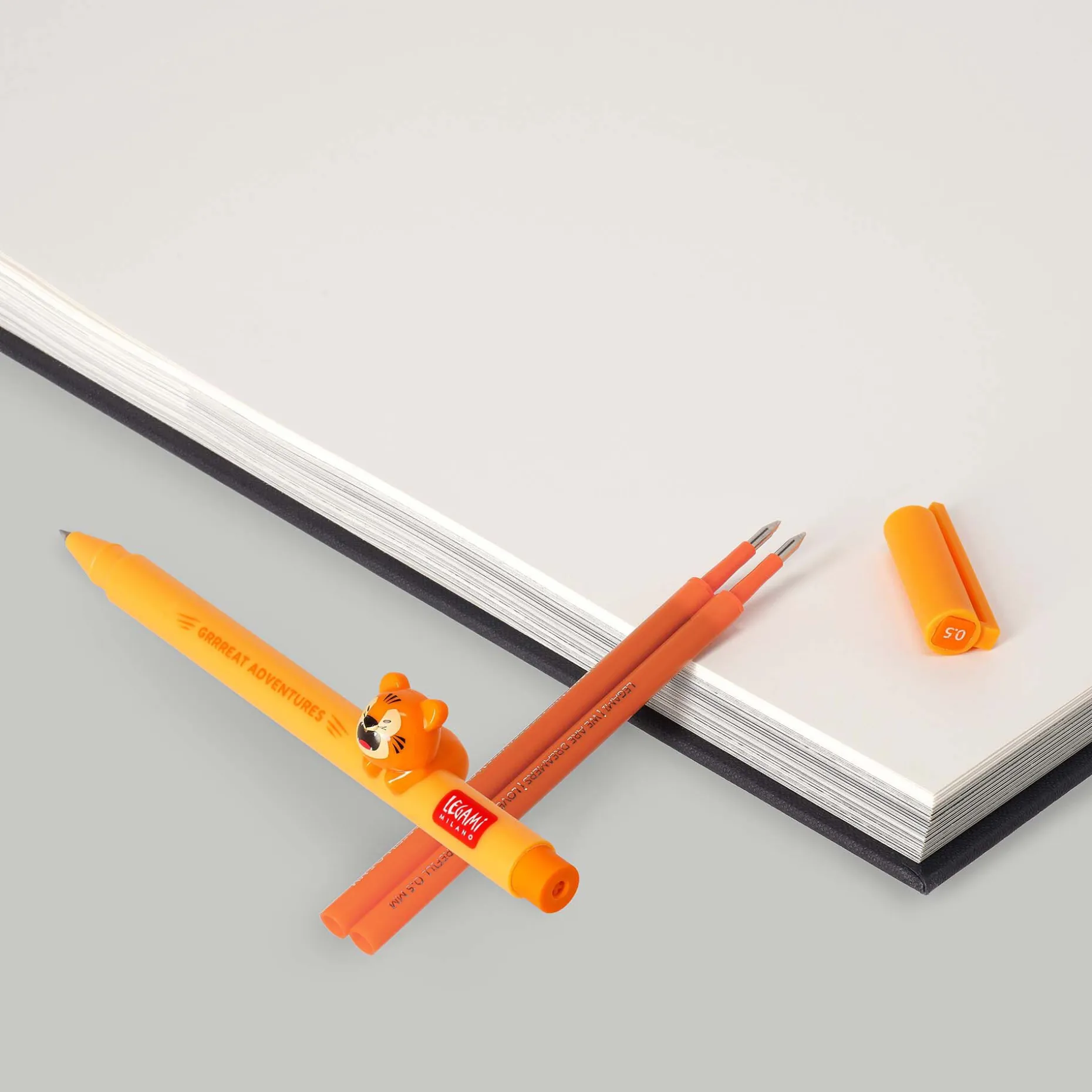 Set Penna Lovely Tiger con Refill Arancione