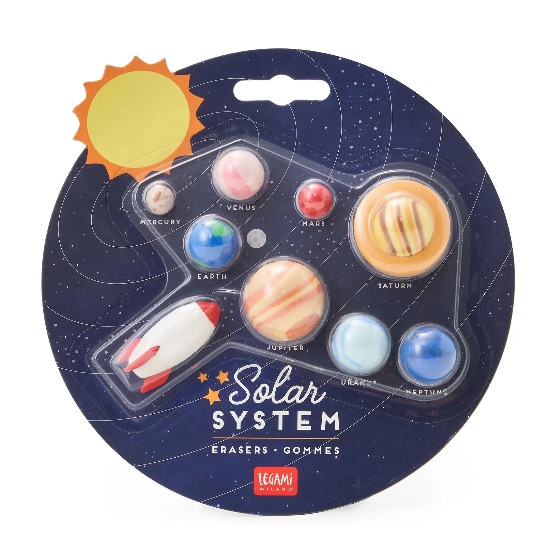 Solar System - Set di 9 Gomme