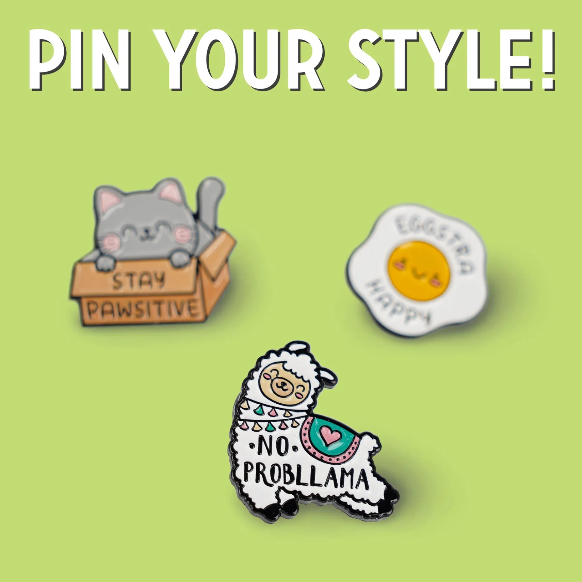 Spilla in Metallo Smaltato - Pin Your Style!