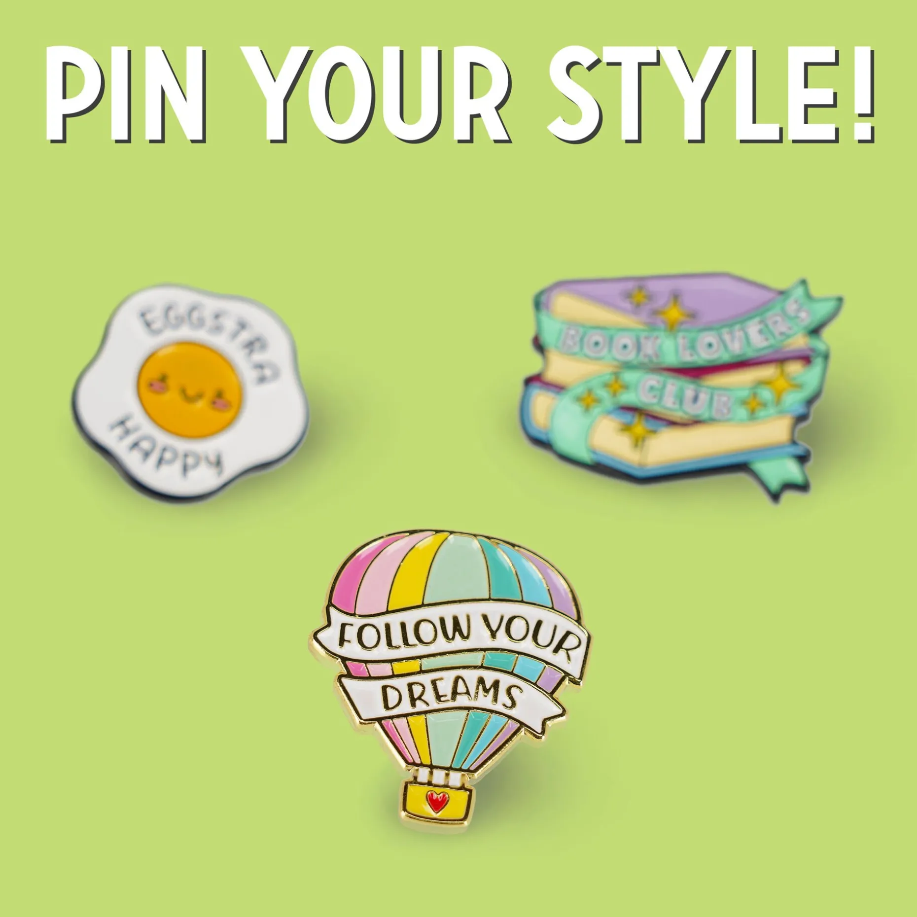 Spilla in Metallo Smaltato - Pin Your Style!