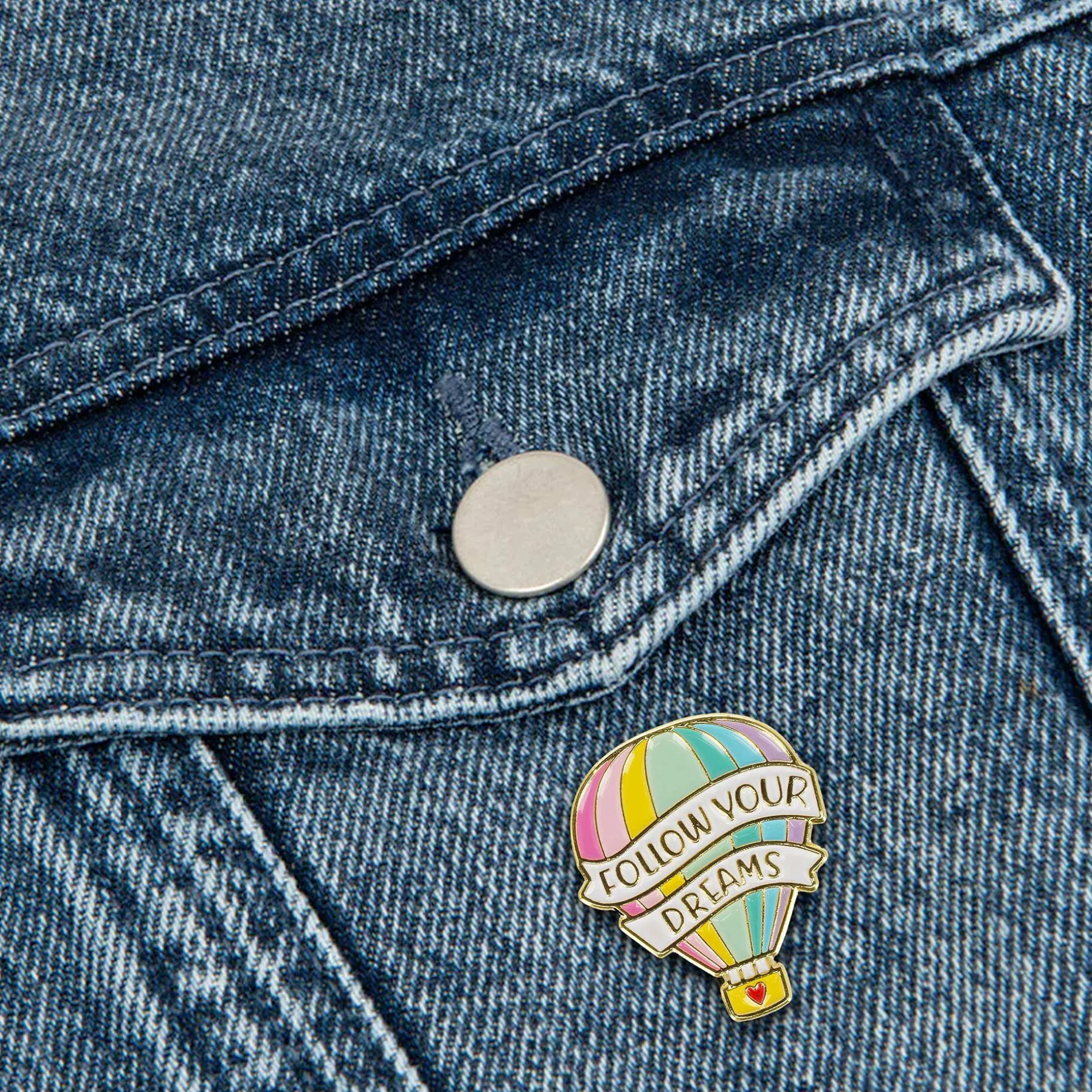 Spilla in Metallo Smaltato - Pin Your Style!