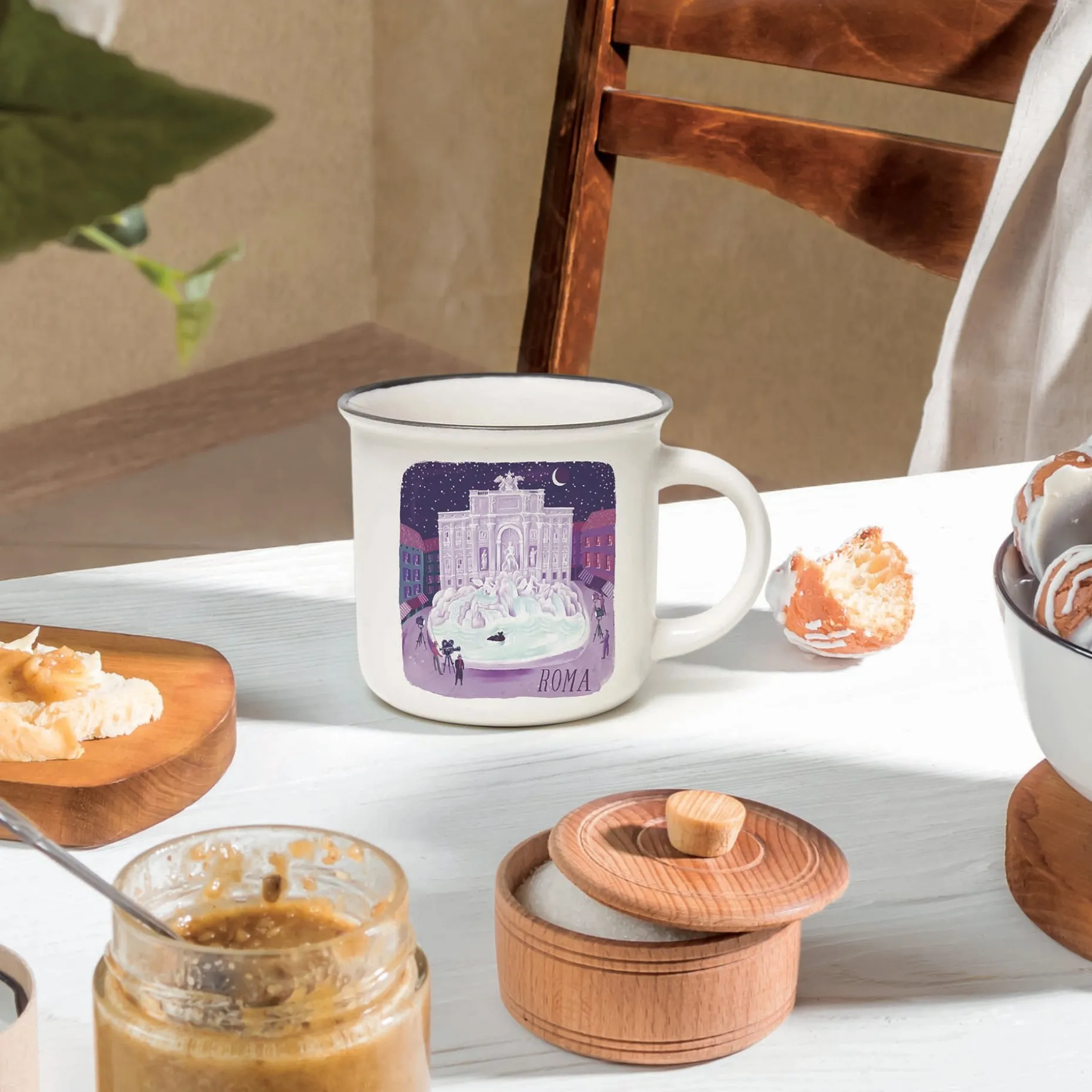 Tazza in Porcellana - Cup-Puccino - World Cities Collection