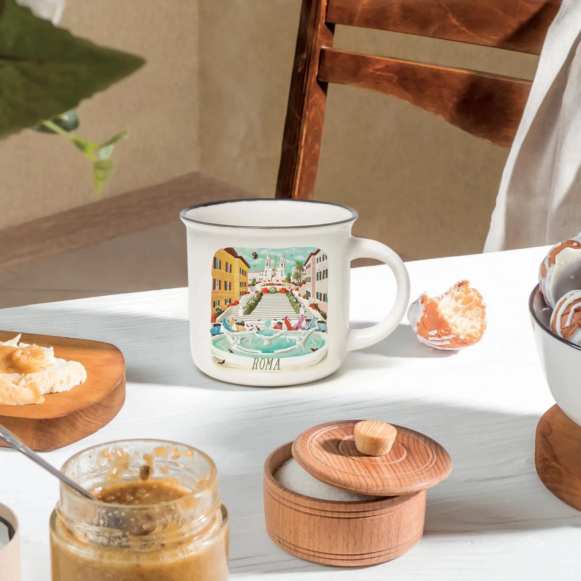 Tazza in Porcellana - Cup-Puccino - World Cities Collection