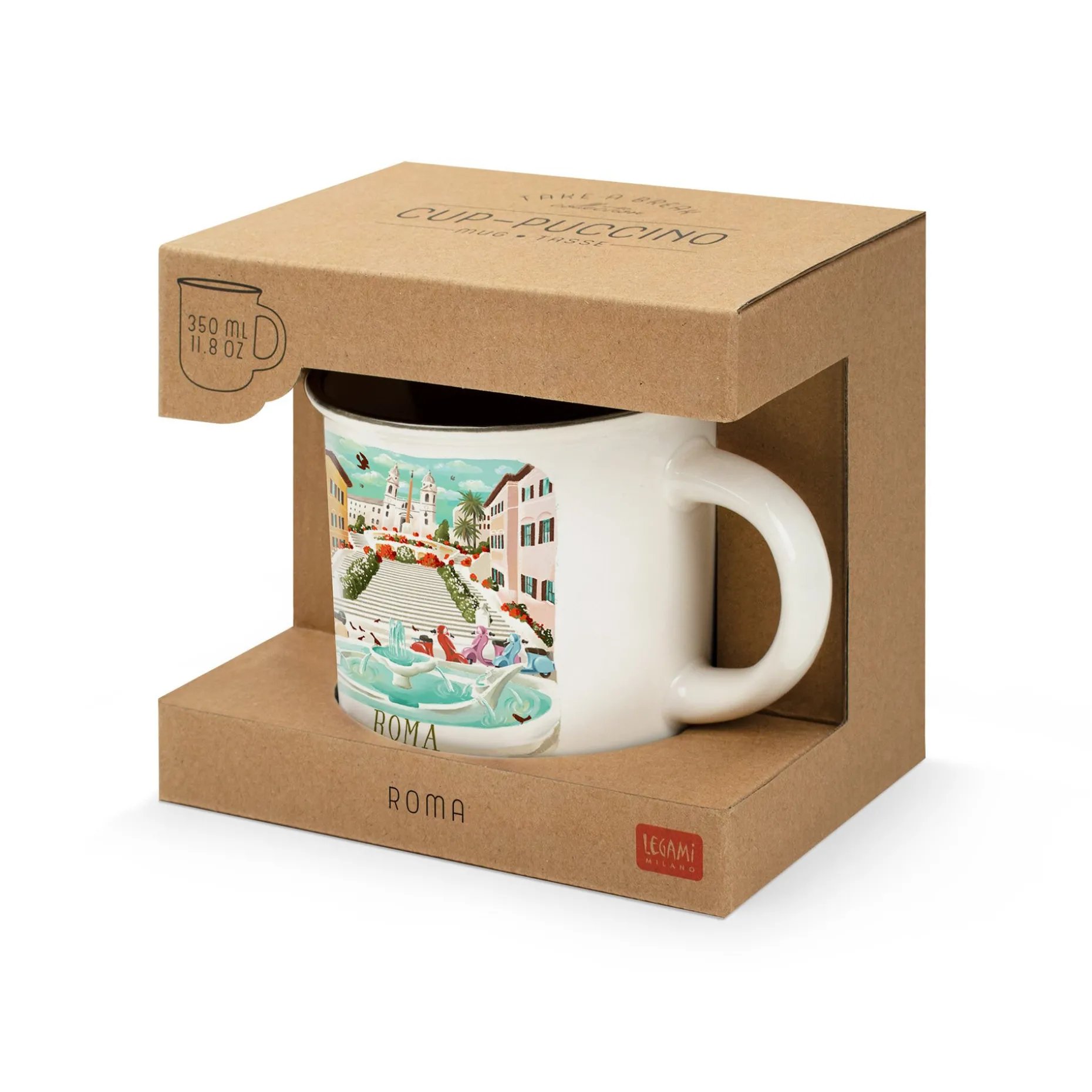 Tazza in Porcellana - Cup-Puccino - World Cities Collection
