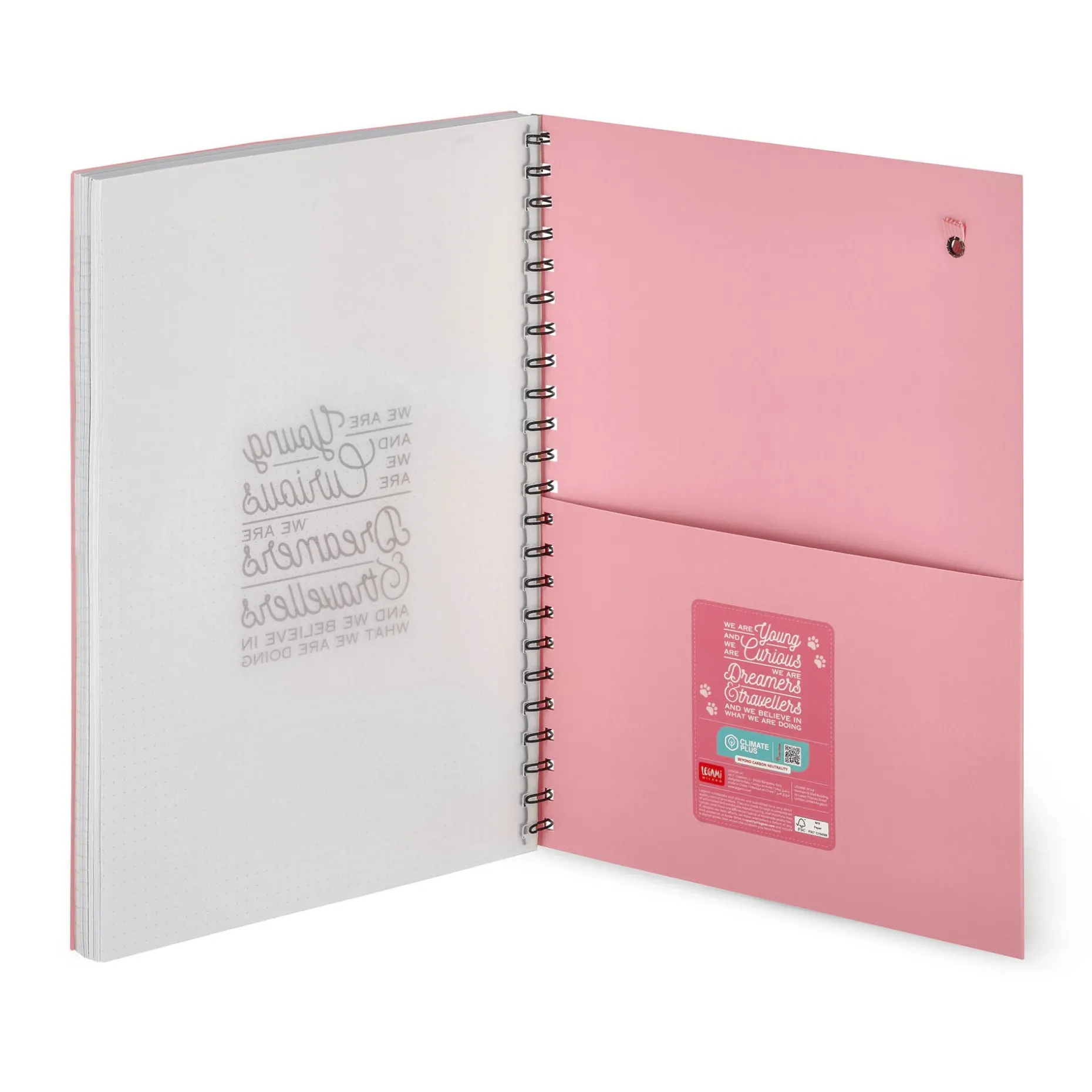 Trio - Quaderno con Spirale 3 in 1 - Foglio A4