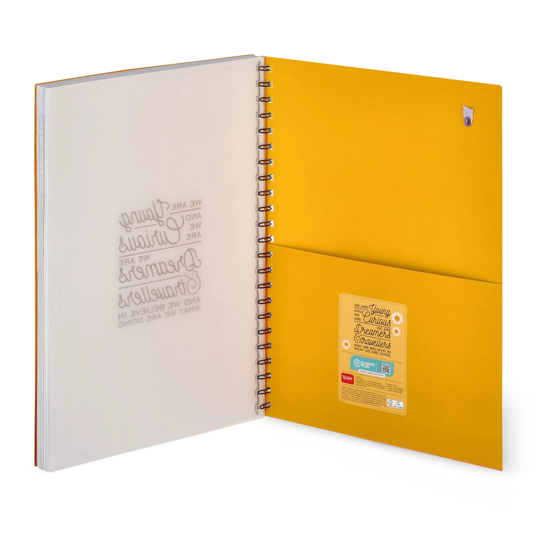 Trio - Quaderno con Spirale 3 in 1 - Foglio A4